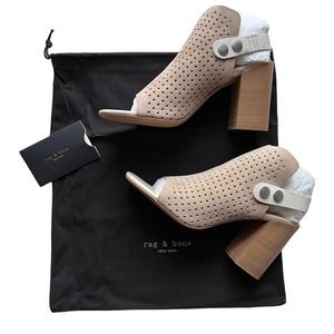 Rag & Bone Leigh Sandal in Stucco Suede New in Box $495 Women's Size 9
